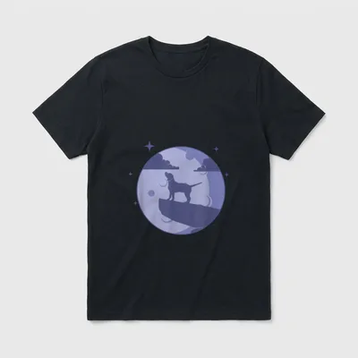 Vierbeiner Wauwau Rüde Hundebesitzer T-Shirt – Klassisches T-Shirt in Schwarz