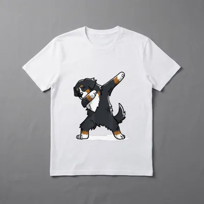 Berner Sennenhund DAB Dance T-Shirt – Klassisches T-Shirt in Schwarz