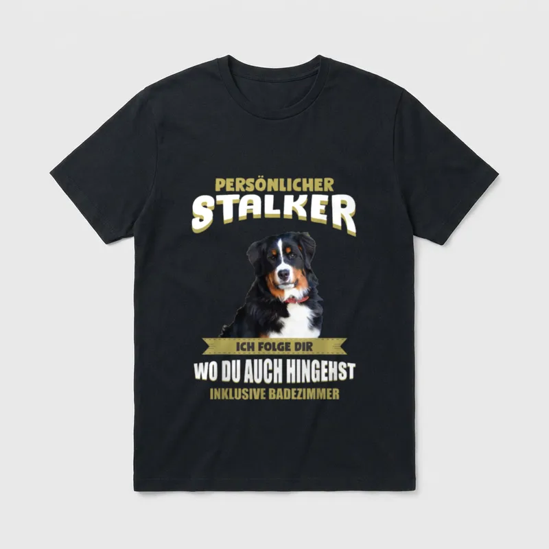 Berner Sennenhund Berner Sennenhund T-Shirt 0009 – Klassisches T-Shirt in Schwarz