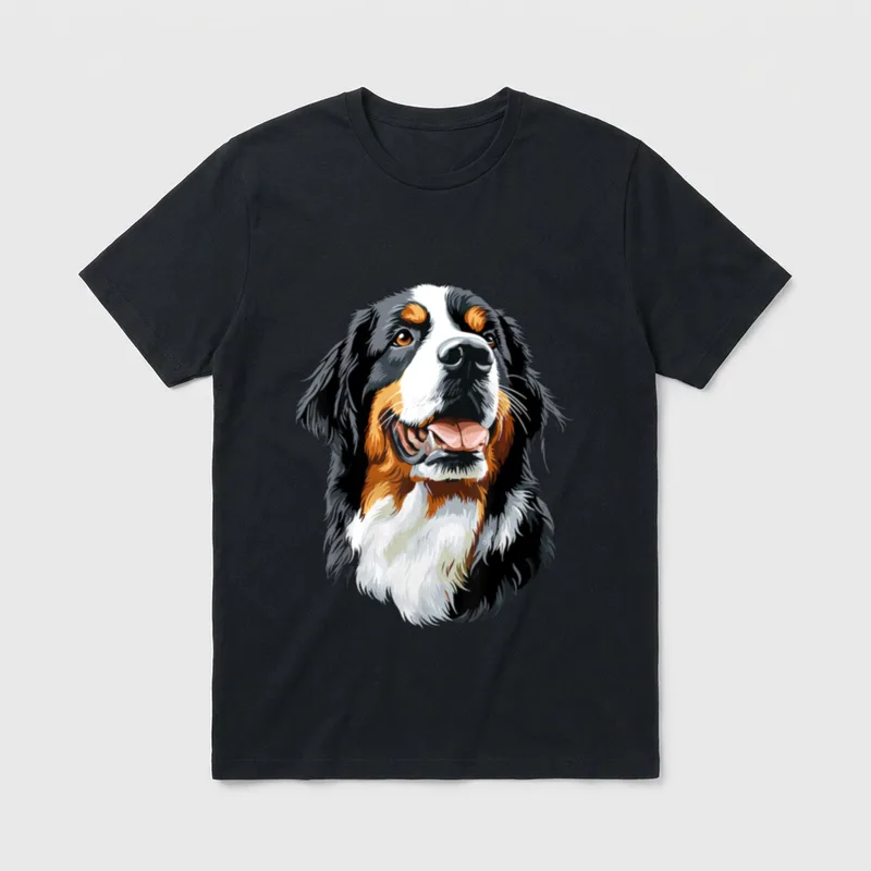 Berner Sennenhund Hunde Dürrbächler T-Shirt – Klassisches T-Shirt in Schwarz