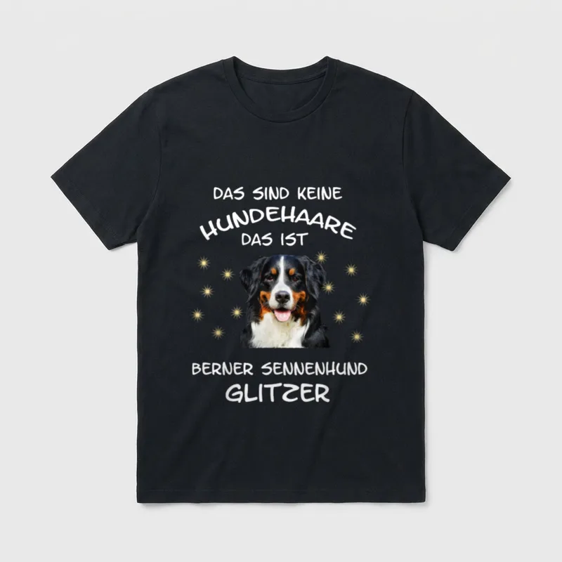 Berner Sennenhund T-Shirt 0011 – Klassisches T-Shirt in Schwarz