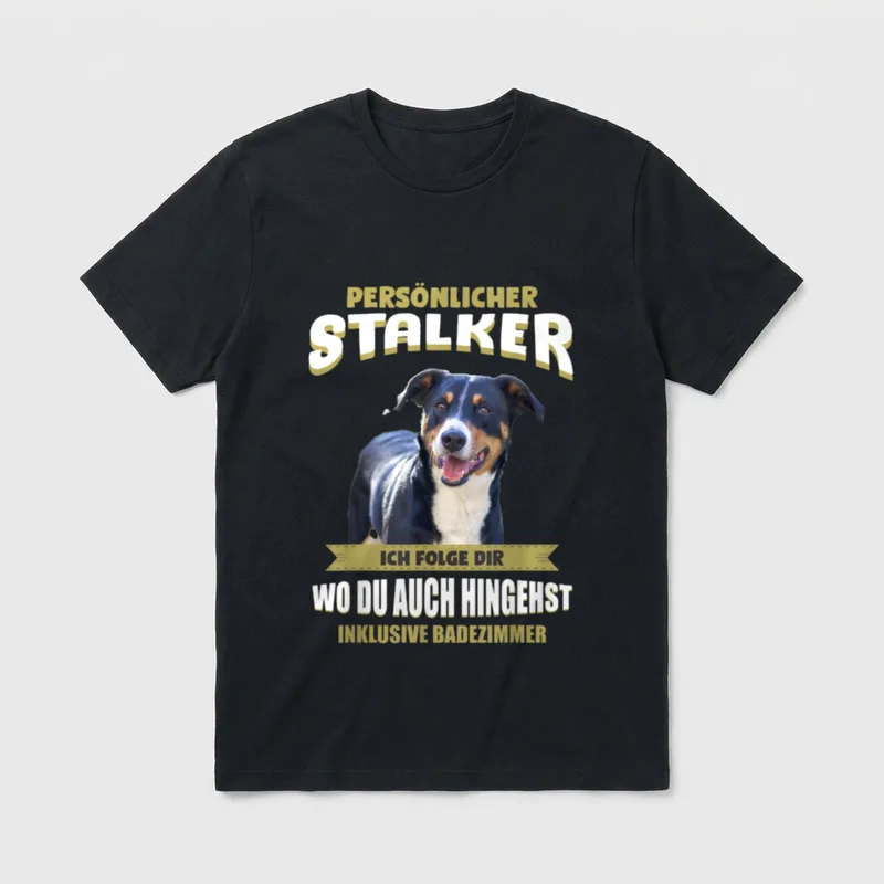 Appenzeller Sennenhund Appenzeller Sennenhund T-Shirt – Klassisches T-Shirt in Schwarz