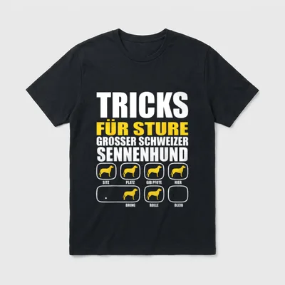 Tricks Für Sture Grosser T-Shirt – Klassisches T-Shirt in Schwarz