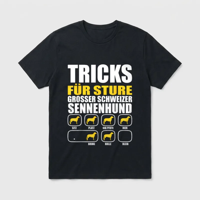 Tricks Für Sture Grosser T-Shirt – Klassisches T-Shirt in Schwarz