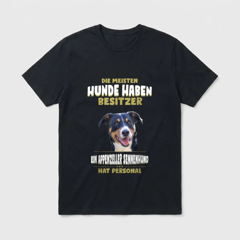Appenzeller Sennenhund Appenzeller Sennenhund T-Shirt 0031 – Klassisches T-Shirt in Schwarz