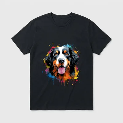 Niedlicher Berner Sennenhund T-Shirt – Klassisches T-Shirt in Schwarz