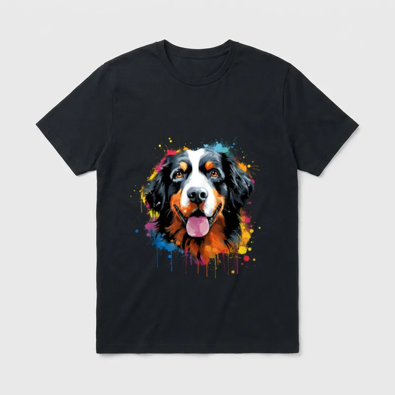Niedlicher Berner Sennenhund T-Shirt – Klassisches T-Shirt in Schwarz