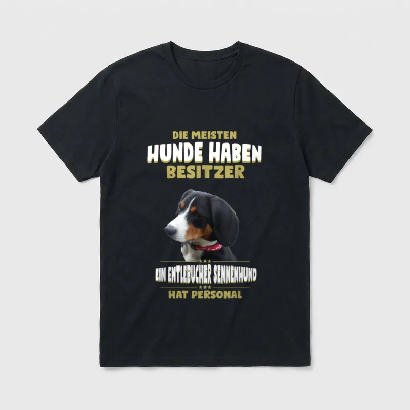 Entlebucher Sennenhund Entlebucher Sennenhund T-Shirt 0042 – Klassisches T-Shirt in Schwarz