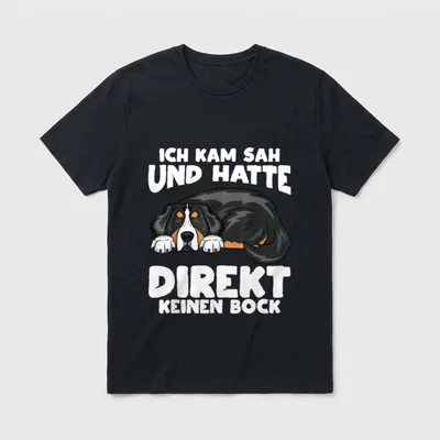 Ich Kam Sah Und Hatte T-Shirt – Klassisches T-Shirt in Schwarz