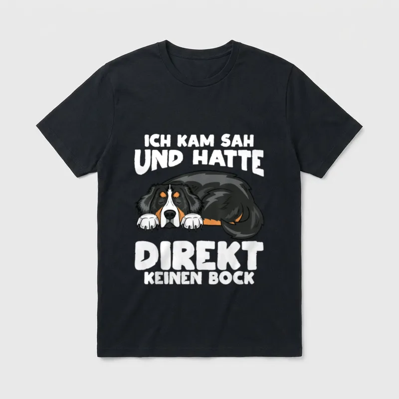 Ich Kam Sah Und Hatte T-Shirt – Klassisches T-Shirt in Schwarz