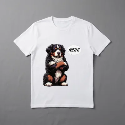 Nein Berner Sennenhund Sennenhundliebhaber T-Shirt – Klassisches T-Shirt in Schwarz