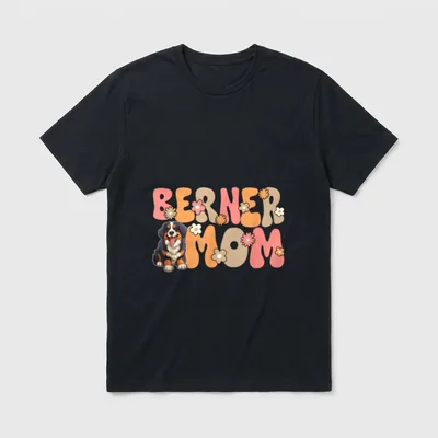 Berner Sennenhund Groovy World's T-Shirt – Klassisches T-Shirt in Schwarz