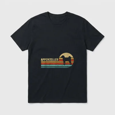 Appenzeller Sennenhund Schweizer Sennenhund T-Shirt – Klassisches T-Shirt in Schwarz
