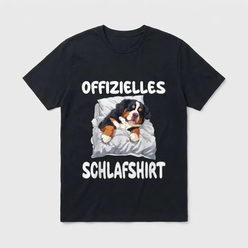 Lustiges Berner Sennenhund Offizielles T-Shirt – Klassisches T-Shirt in Schwarz