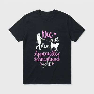 Die Mit Dem Appenzeller T-Shirt – Klassisches T-Shirt in Schwarz