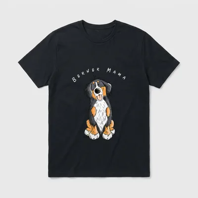 Berner Mama I Sennenhund T-Shirt – Klassisches T-Shirt in Schwarz
