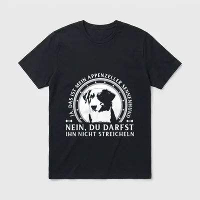 Ja das ist mein Appenzeller T-Shirt – Klassisches T-Shirt in Schwarz