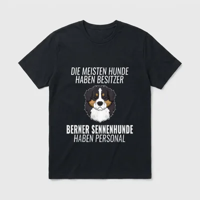 Berner Sennenhund Personal Hundehalter T-Shirt – Klassisches T-Shirt in Schwarz