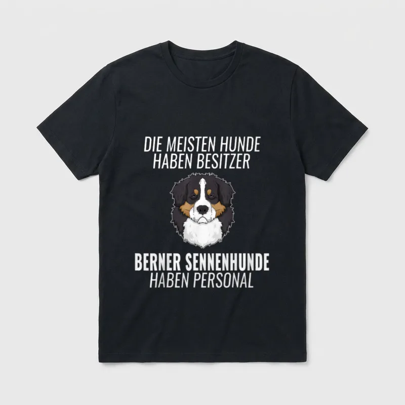 Berner Sennenhund Personal Hundehalter T-Shirt – Klassisches T-Shirt in Schwarz