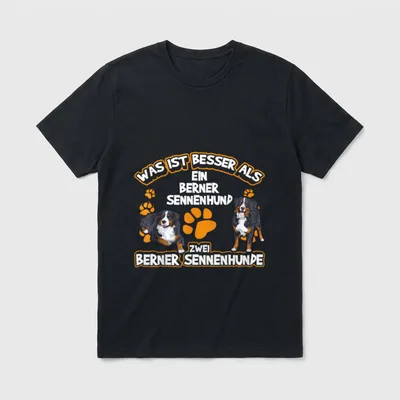 Was ist besser T-Shirt 0099 – Klassisches T-Shirt in Schwarz