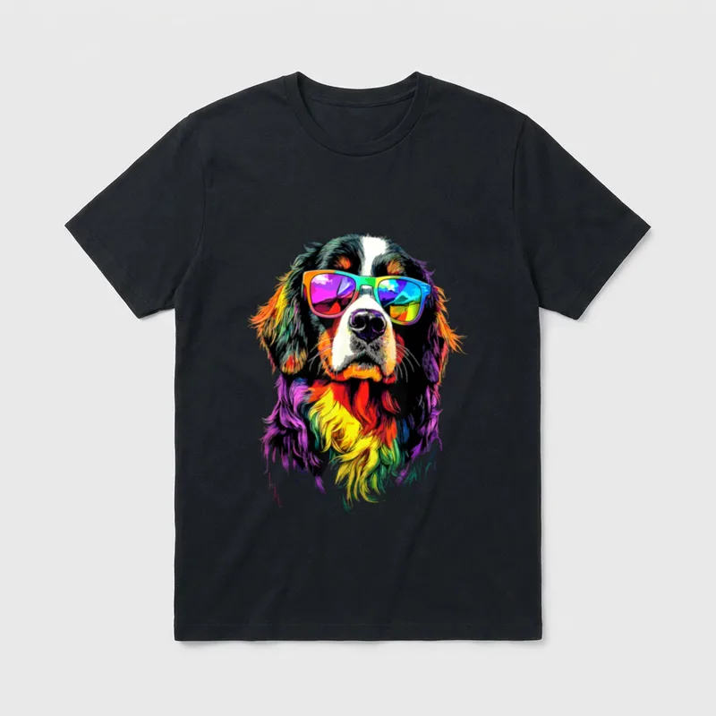 Berner Sennenhund Hunde Dürrbächler Schweizer T-Shirt – Klassisches T-Shirt in Schwarz