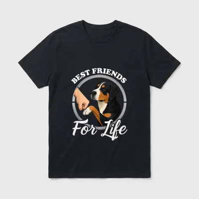 Großer Schweizer Sennenhund Liebhaber T-Shirt – Klassisches T-Shirt in Schwarz