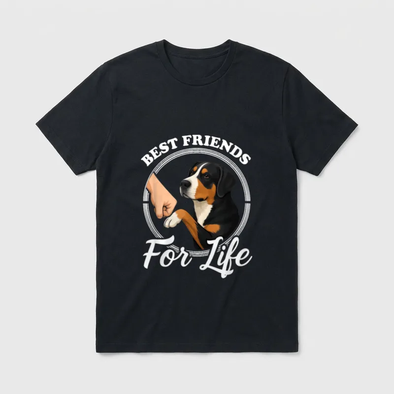 Großer Schweizer Sennenhund Liebhaber T-Shirt – Klassisches T-Shirt in Schwarz
