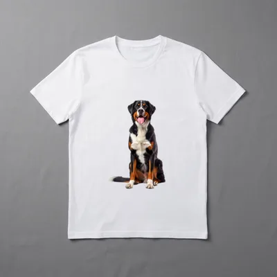 Großer Schweizer Sennenhund T-Shirt 0118 – Klassisches T-Shirt in Schwarz
