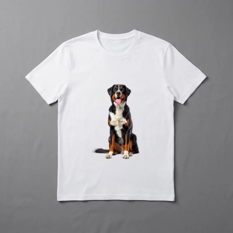 Großer Schweizer Sennenhund T-Shirt 0118 – Klassisches T-Shirt in Schwarz