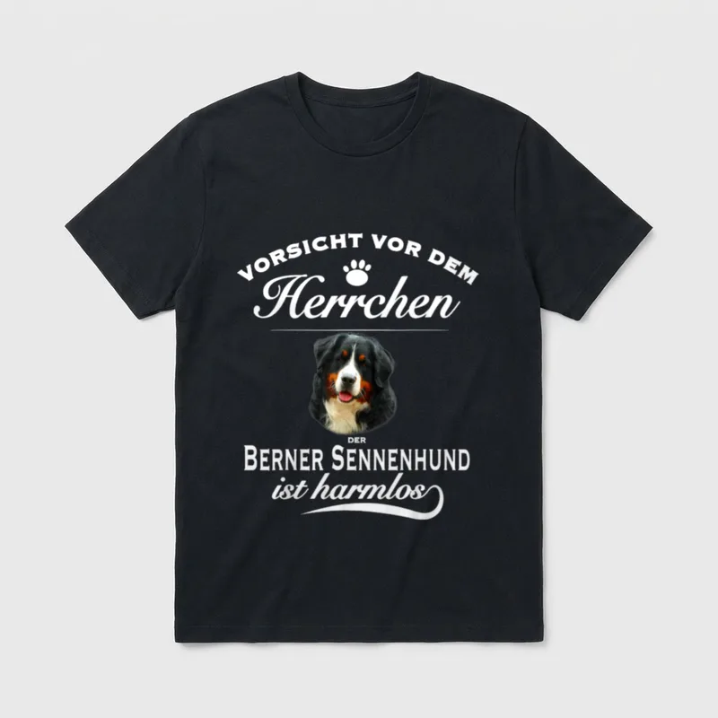 Berner Sennenhund Sennenhund Berner T-Shirt 0121 – Klassisches T-Shirt in Schwarz