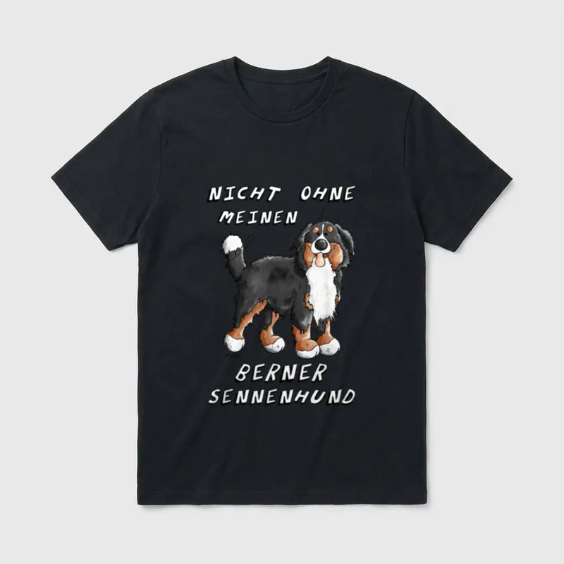 Nicht Ohne Meinen Berner T-Shirt – Klassisches T-Shirt in Schwarz