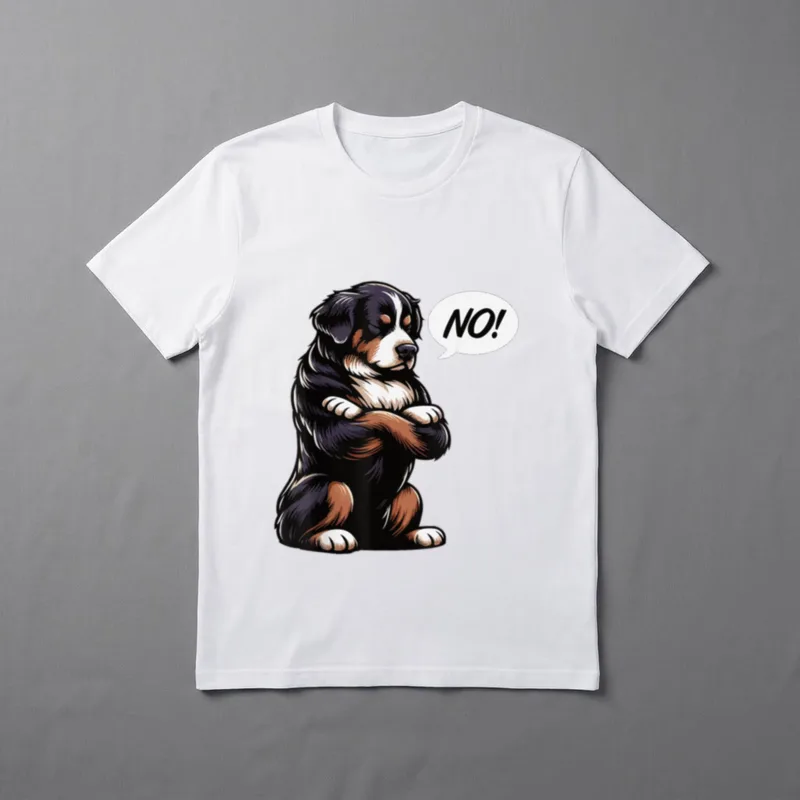No Berner Sennenhund Sennenhundliebhaber T-Shirt – Klassisches T-Shirt in Schwarz