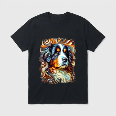 Süßer Berner Sennenhund T-Shirt – Klassisches T-Shirt in Schwarz