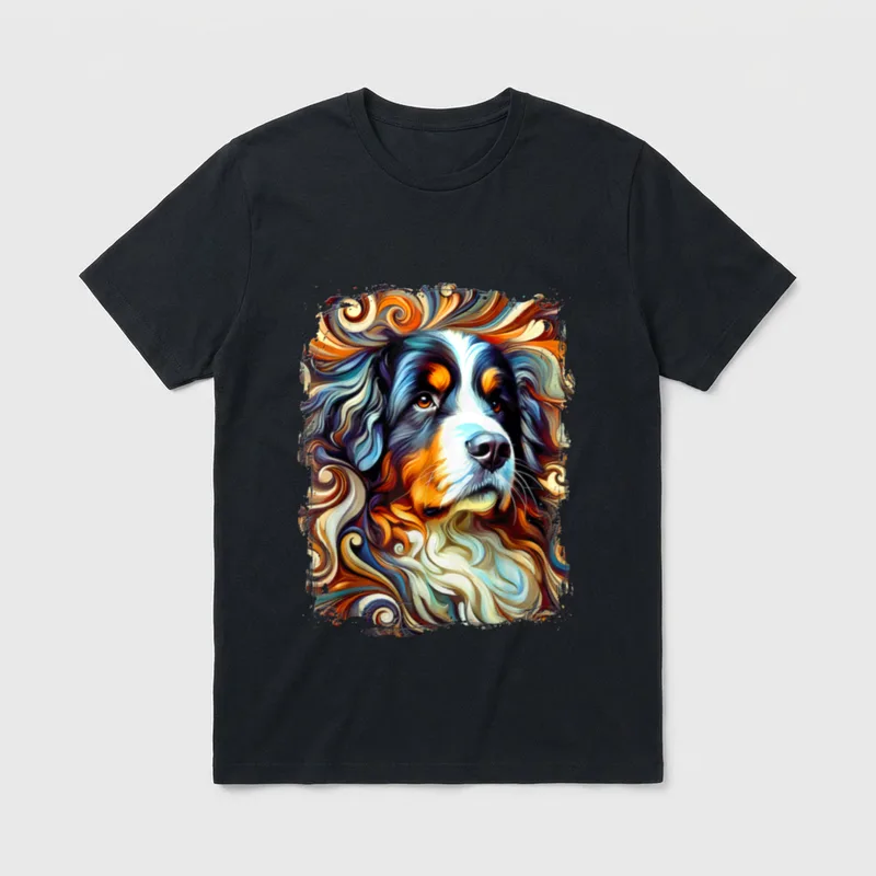 Süßer Berner Sennenhund T-Shirt – Klassisches T-Shirt in Schwarz