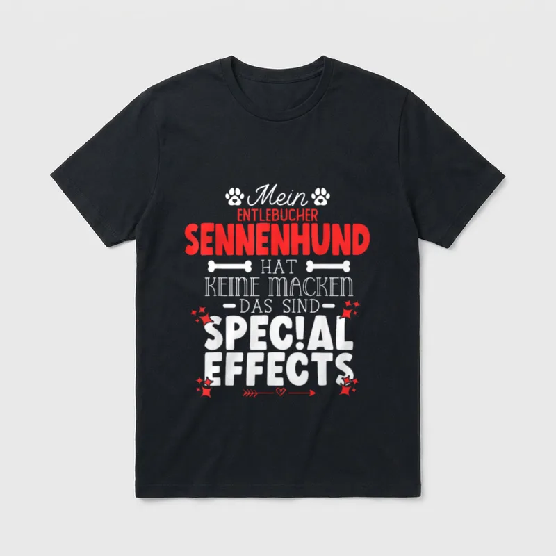 Entlebucher Sennenhund hat keine T-Shirt – Klassisches T-Shirt in Schwarz
