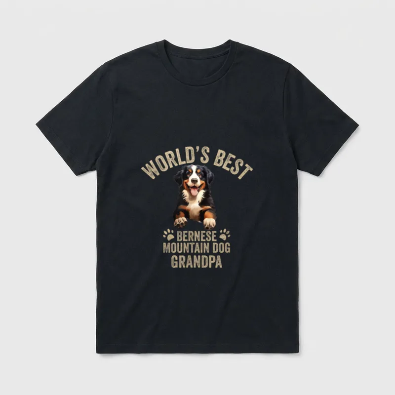 Bester Berner Sennenhund Opa T-Shirt – Klassisches T-Shirt in Schwarz
