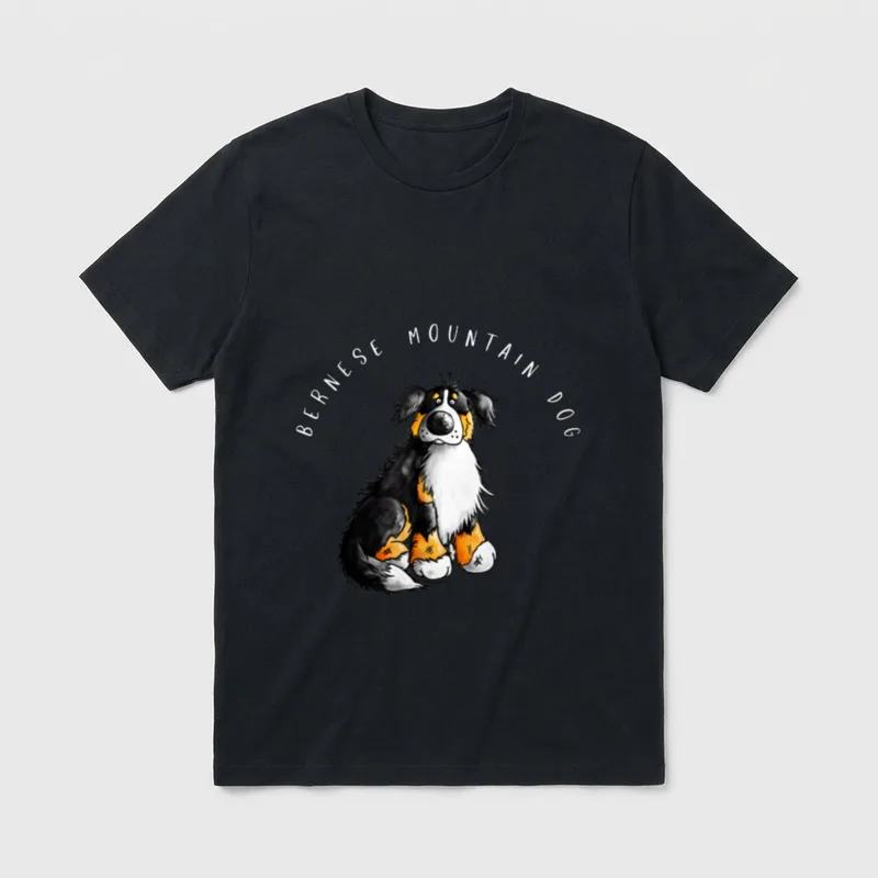 Funny Berner Sennenhund I T-Shirt – Klassisches T-Shirt in Schwarz