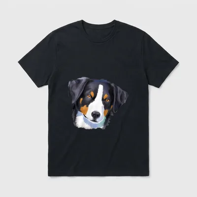 Hund Appenzeller Sennenhund T-Shirt – Klassisches T-Shirt in Schwarz