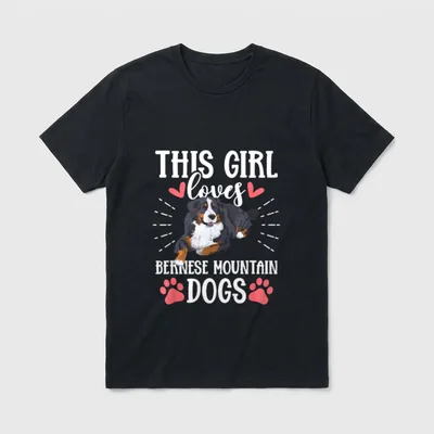 Berner Sennenhund Dieses Mädchen T-Shirt – Klassisches T-Shirt in Schwarz