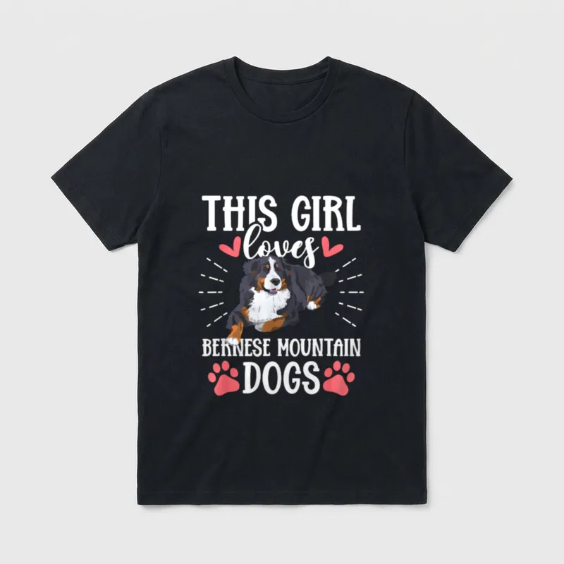 Berner Sennenhund Dieses Mädchen T-Shirt – Klassisches T-Shirt in Schwarz