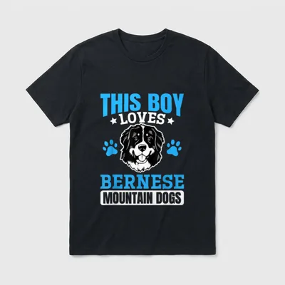 Berner Sennenhund Dieser Junge T-Shirt – Klassisches T-Shirt in Schwarz