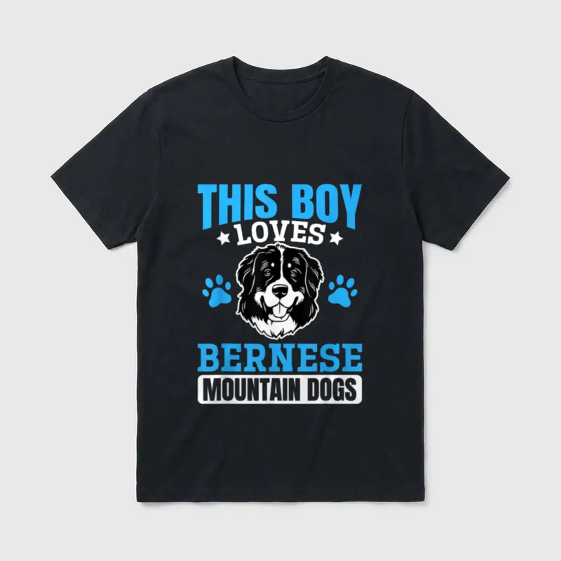 Berner Sennenhund Dieser Junge T-Shirt – Klassisches T-Shirt in Schwarz