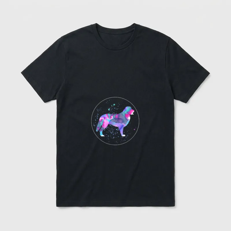 Berner Sennenhund T-Shirt 0184 – Klassisches T-Shirt in Schwarz