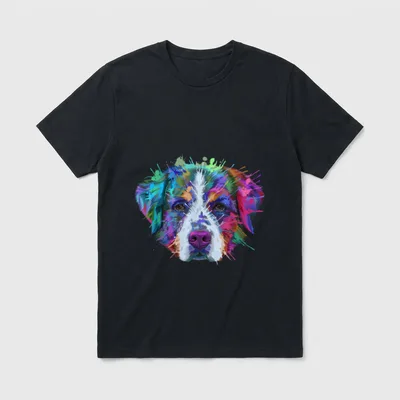 Berner Sennenhund Coole Art-Motive T-Shirt – Klassisches T-Shirt in Schwarz