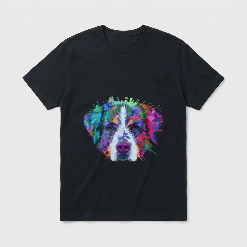 Berner Sennenhund Coole Art-Motive T-Shirt – Klassisches T-Shirt in Schwarz