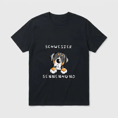 Großer Schweizer Sennenhund I Hunde T-Shirt – Klassisches T-Shirt in Schwarz