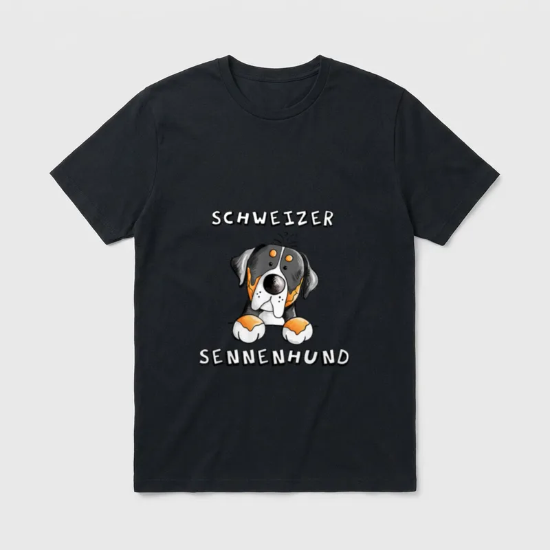 Großer Schweizer Sennenhund I Hunde T-Shirt – Klassisches T-Shirt in Schwarz