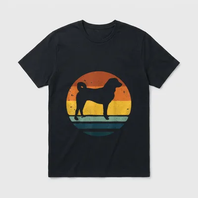 Appenzeller Sennenhund Vintages Retro T-Shirt – Klassisches T-Shirt in Schwarz
