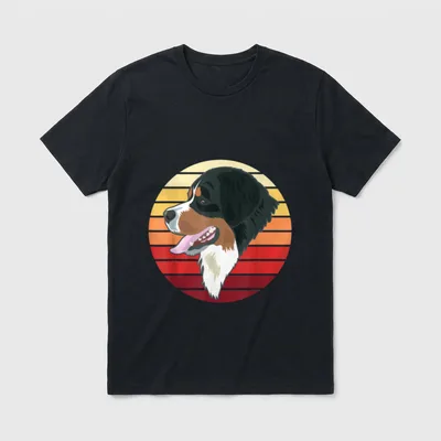 Hund Berner Sennenhund Grosse T-Shirt – Klassisches T-Shirt in Schwarz