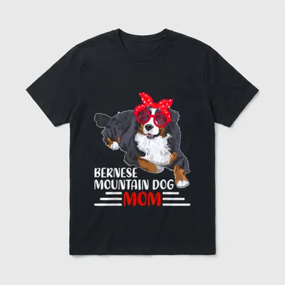 Süße Berner Sennenhund Mama T-Shirt – Klassisches T-Shirt in Schwarz